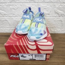 FILA Little Kids Land Buzzer Slip-On Casual Sneakers EUC 8.5
