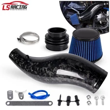 Forged Carbon Fiber Cold Air Intake Pipe Air Filter For Honda Civic 92-00 EG EK
