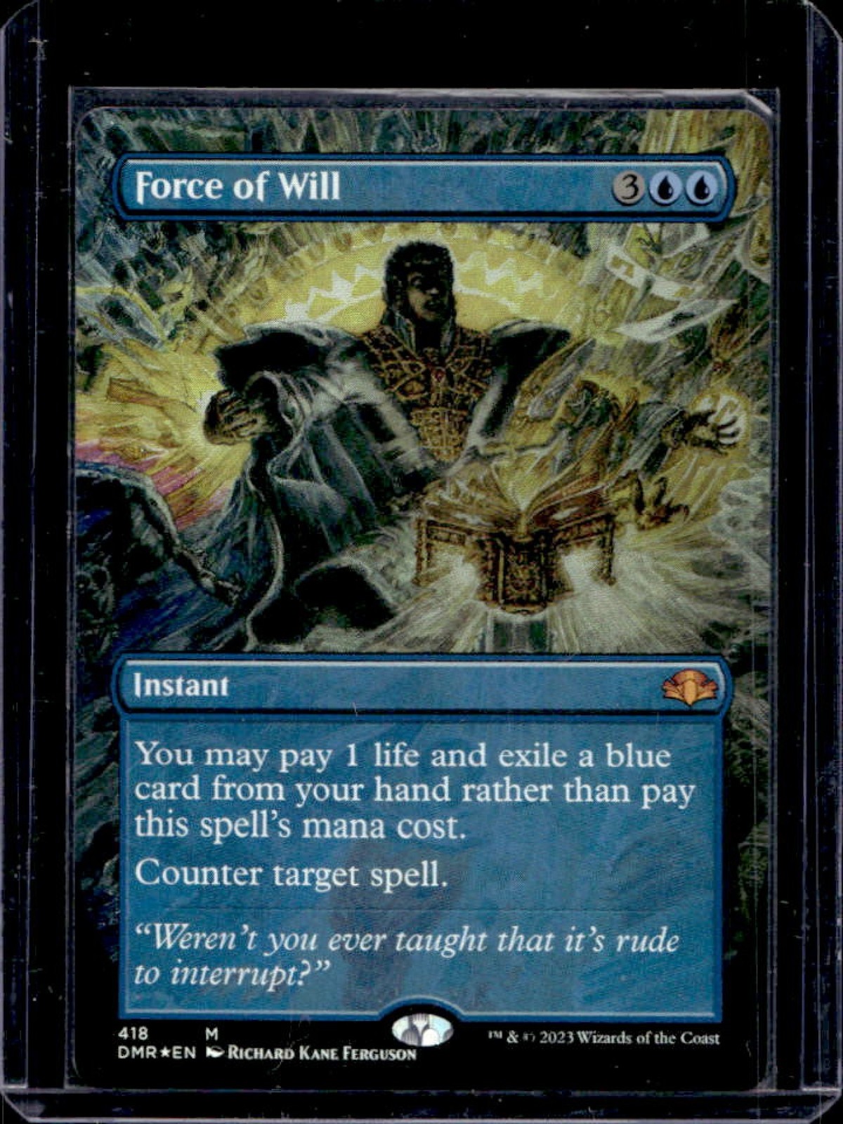 2023 Magic MTG Dominaria Remastered Force of Will #418