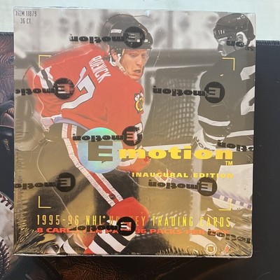 1995-96 Skybox Emotion NHL Hockey Factory Sealed HOBBY Wax Box 1st Year 