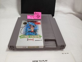 Castlevania II 2 NES AUT&Eacute;NTICO Original Nintendo Simon Quest Castle Vania Manual