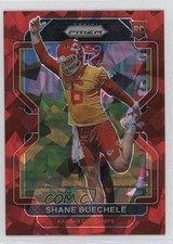 2021 Panini Prizm Rookie Red Ice Prizm Shane Buechele #396 5u3