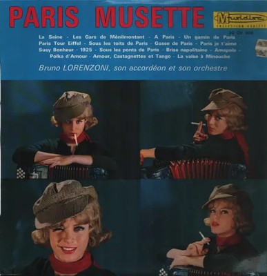 Bruno Lorenzoni Et Son Orchestre Paris Musette Musidisc Vinyl LP