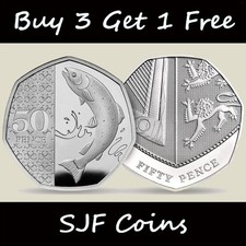 1971 - 2025 Royal Mint 50p Fifty Pence PROOF Coins - Choose Your Year