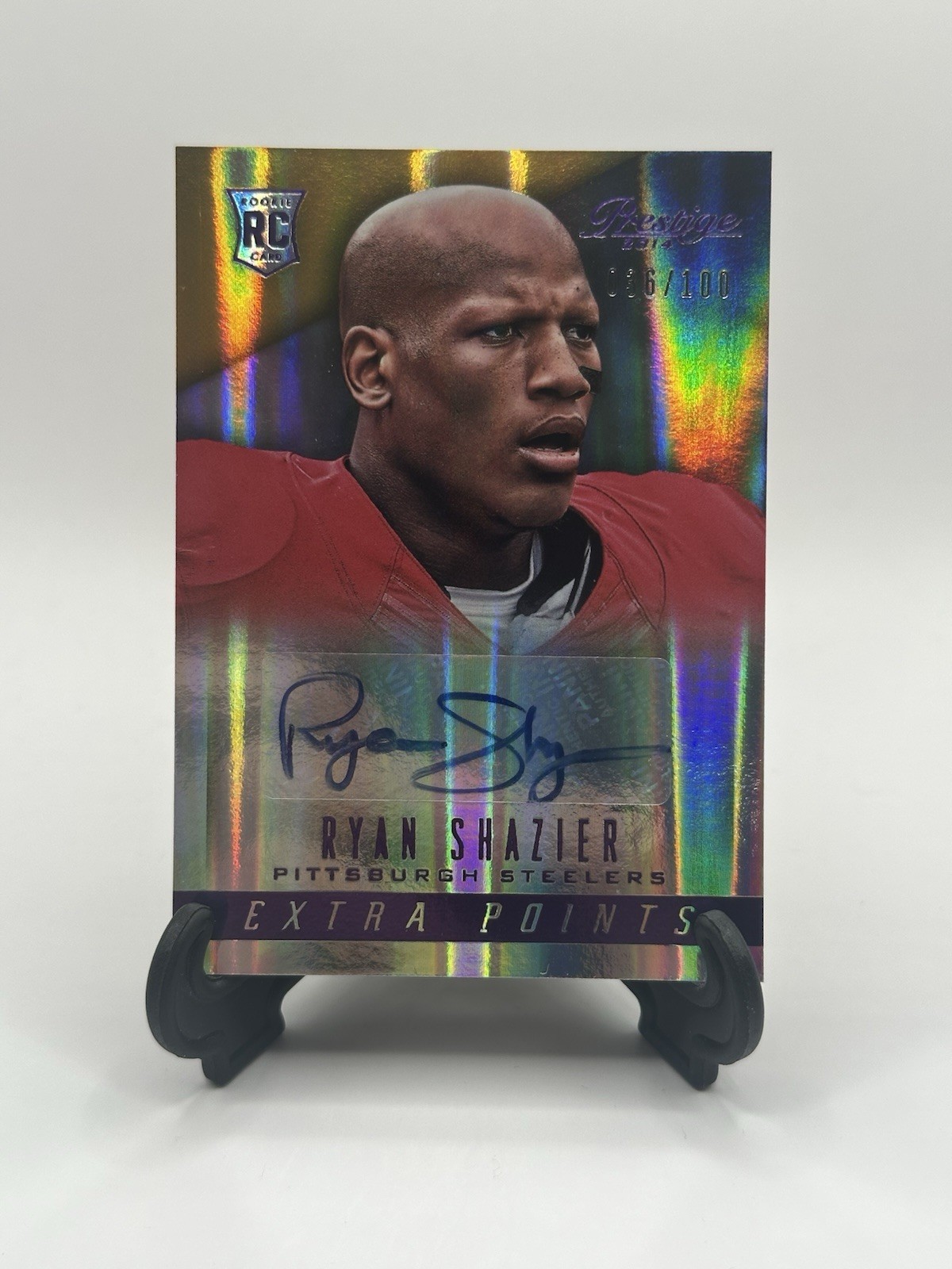 Ryan Shazier Panini Prestige #279 Extra Points Purple-Autograph