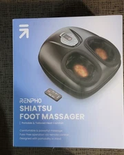 RENPHO Foot Massager Machine with Heat Shiatsu Deep Kneading Never Used!