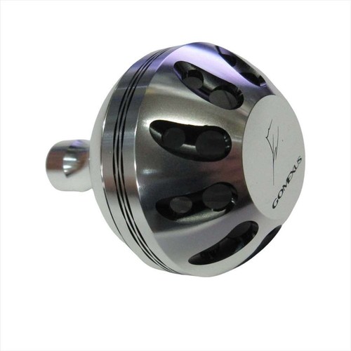 GOMEXUS K35SRSRBK-G KNOB Alu Silver Black 35mm Shimano A , Daiwa S