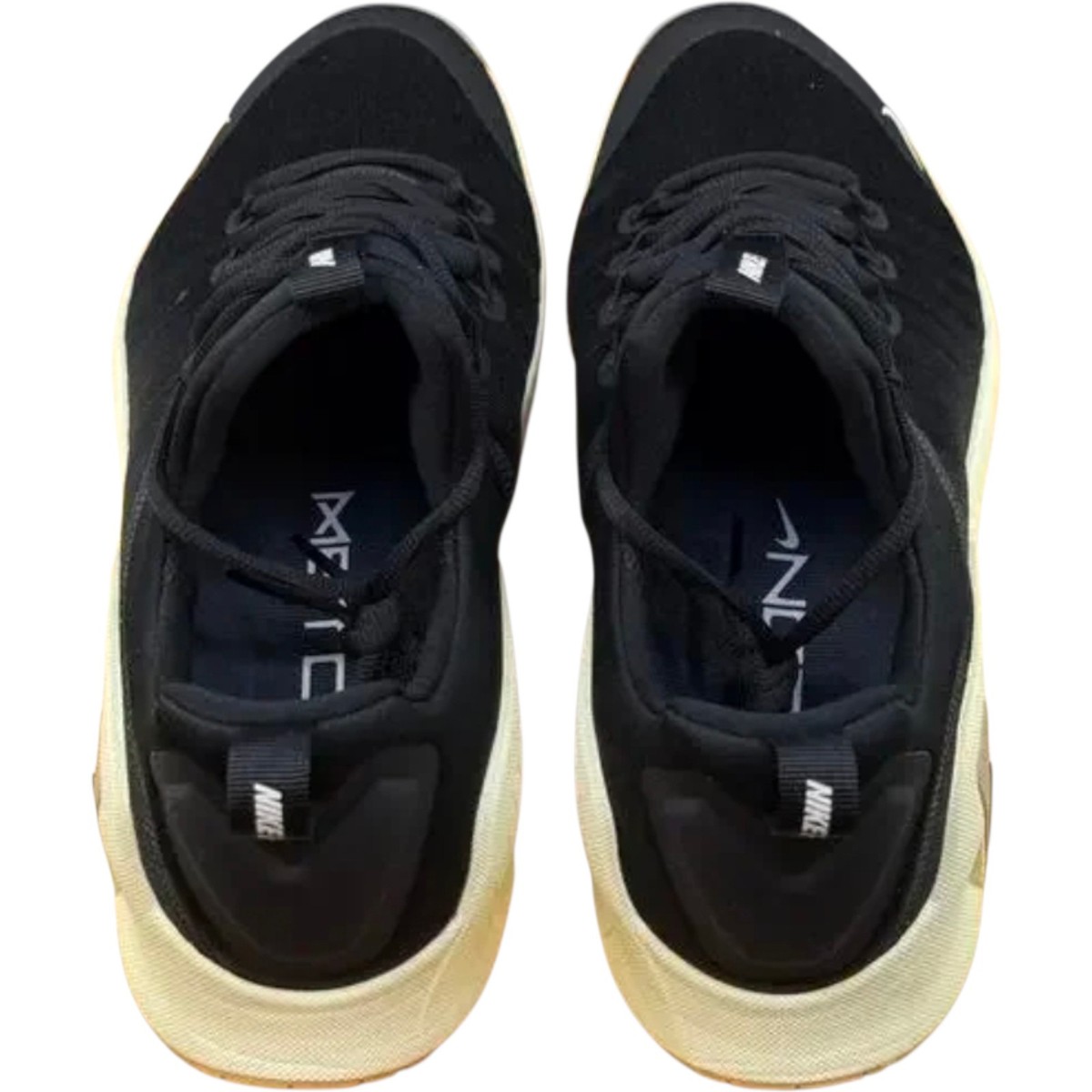 10 MEN\'S NIKE METCON 6 BLACK / COCONUT MILK / SAIL FJ7127-010 WEIGHTLIFTING Nike Free Metcon 6 Black Coconut Milk FJ7127-010 Men main image 3