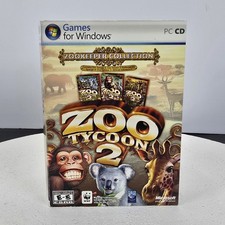 2006 Zoo Tycoon 2: Zookeeper Collection PC Game w/Manual And Slip Cover