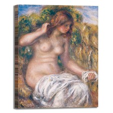 Renoir donna primavera design quadro stampa tela dipinto telaio arredo casa