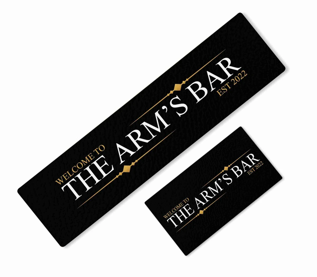 Customizable Silicone Bar Mat Personalised Bar Runner - Custom Text Beer Mat For Home, Pub, Cafe, Any Occasion Pub Decor