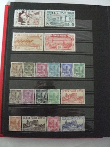 TUNISIE JOLI DEBUT DECOLLECTION EN CLASSEUR DE 458 TIMBRES NEUFS */ OBLITERES - Picture 11 of 24