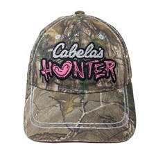 Cabela's Hunter Strapback Hat Camo Youth One Size Realtree Embroidered
