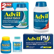 애드빌 알리브 이부프로펜 Advil, Aleve, Ibuprofen 한국직배송 (개인통관번호 메세지란에 기재필수) 이부프로펜 나프록센 모음