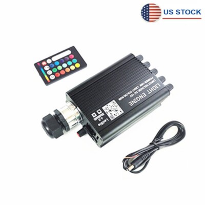 16W RGBW 900pcs Fibers Optic Star Meteor Ceiling Integrated machine Kit LED