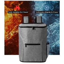 Insulated & Waterproof Oxford Cooler Backpack - Lightweight Lunch Bag for Picnic