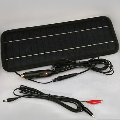 Kopen 12V 4.5W Solar Panel Power Trickle Car Boat Battery Charger Backup Charging +g