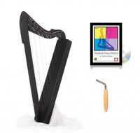 26-string 33 Lap Harp Harpsicle Rees Harps Sharpsicle, Made In Usa Black, Book on sale 26-string 33 Lap Harp Harpsicle Rees Harps Sharpsicle, Made In Usa Black, Book on sale