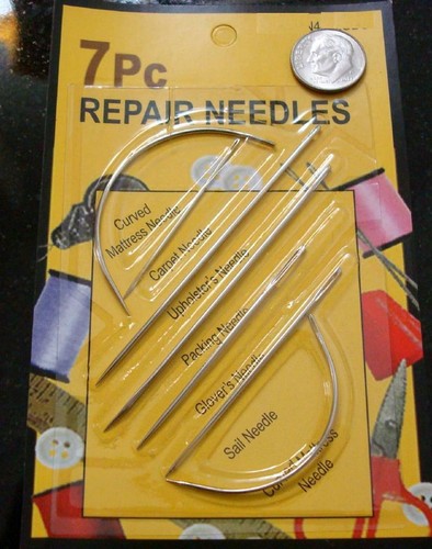 7 Needles carpet needle mattress needle upholster's needle sail needle kit007 - Picture 3 of 3