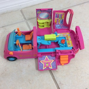 polly pocket pink car