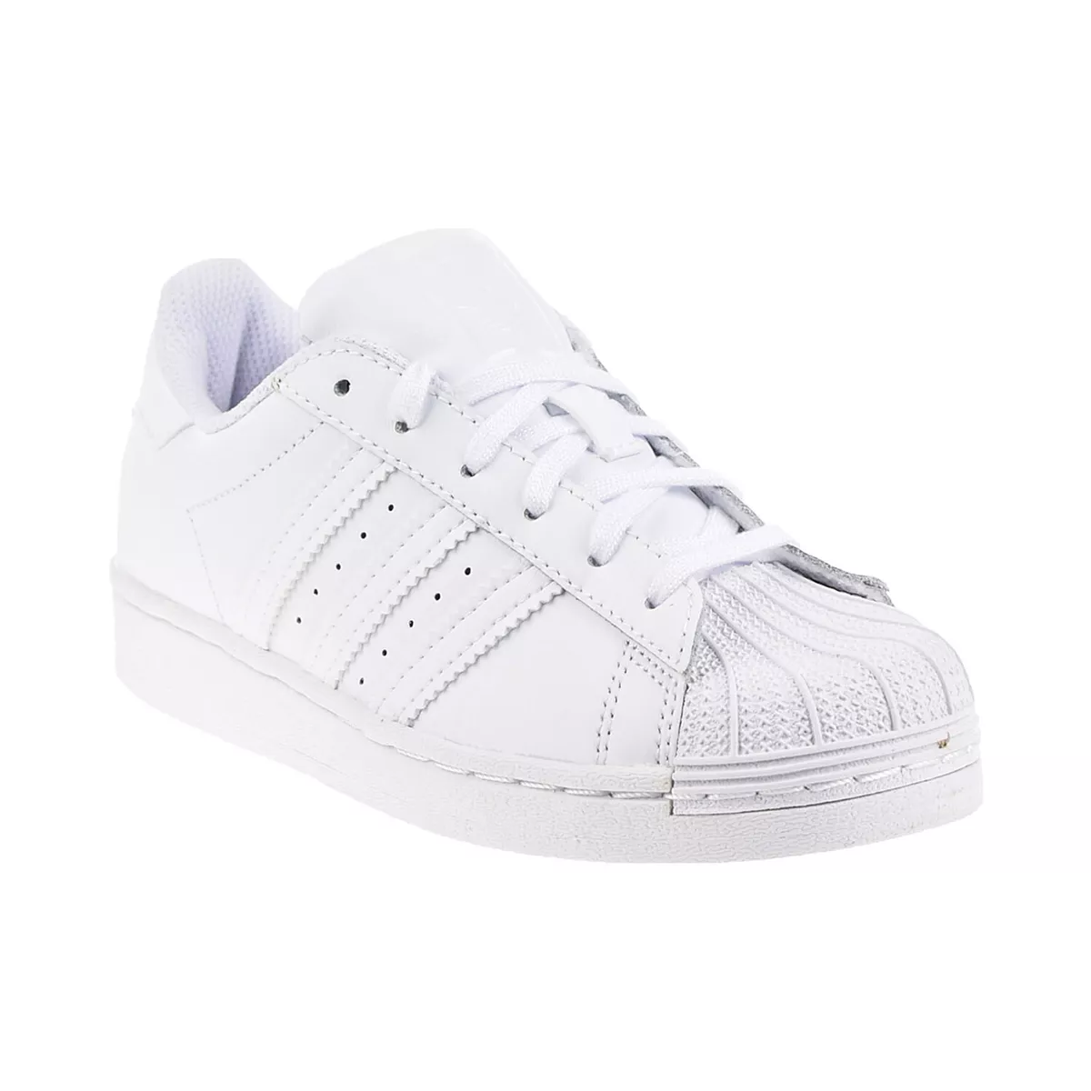 Kids Superstar All White Shoes, EF5395