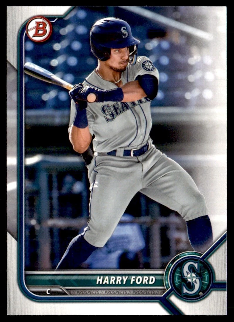 2022 Bowman Draft Baseball Harry Ford Rookie Seattle Mariners #BD-137