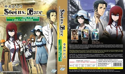 Anime DVD Steins; Gate Season 1+2 + Ova + The Movie *English