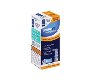 Snoring Spray Relief Throat Lasts Up To 8 Hours Peaceful Sleep 22 ml