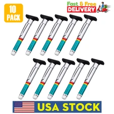 10pcs Auto Tire Tread Depth Gauge Standard COLOR Coded Gage Car Measurement Tool