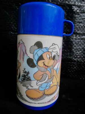 Vintage Disney Mickey Mouse Pluto Thermos