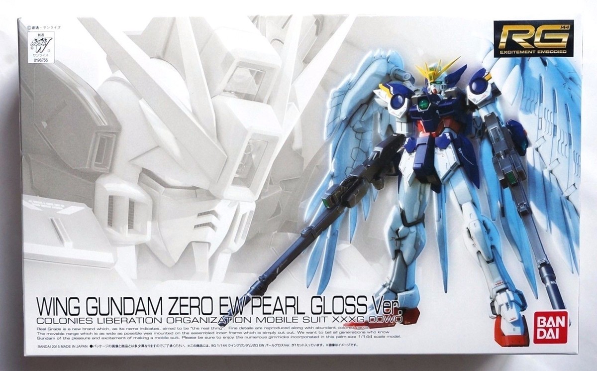 ロボット WING GUNDAM 0 1/144 BANDAI Bandai Hobby - RG 1/144 Xxxg-00W0 Wing Gundam Zero Ew Multicolor