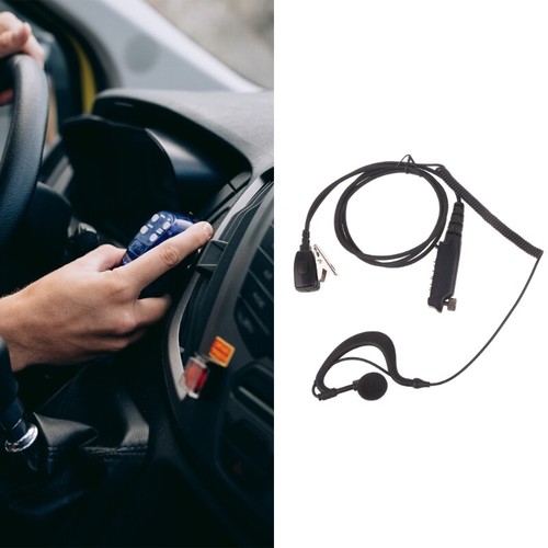 Curved Earpiece Headset Clear Sound Earphones ABS for STP8000 STP9000 Radios - Zdjęcie 2 z 8