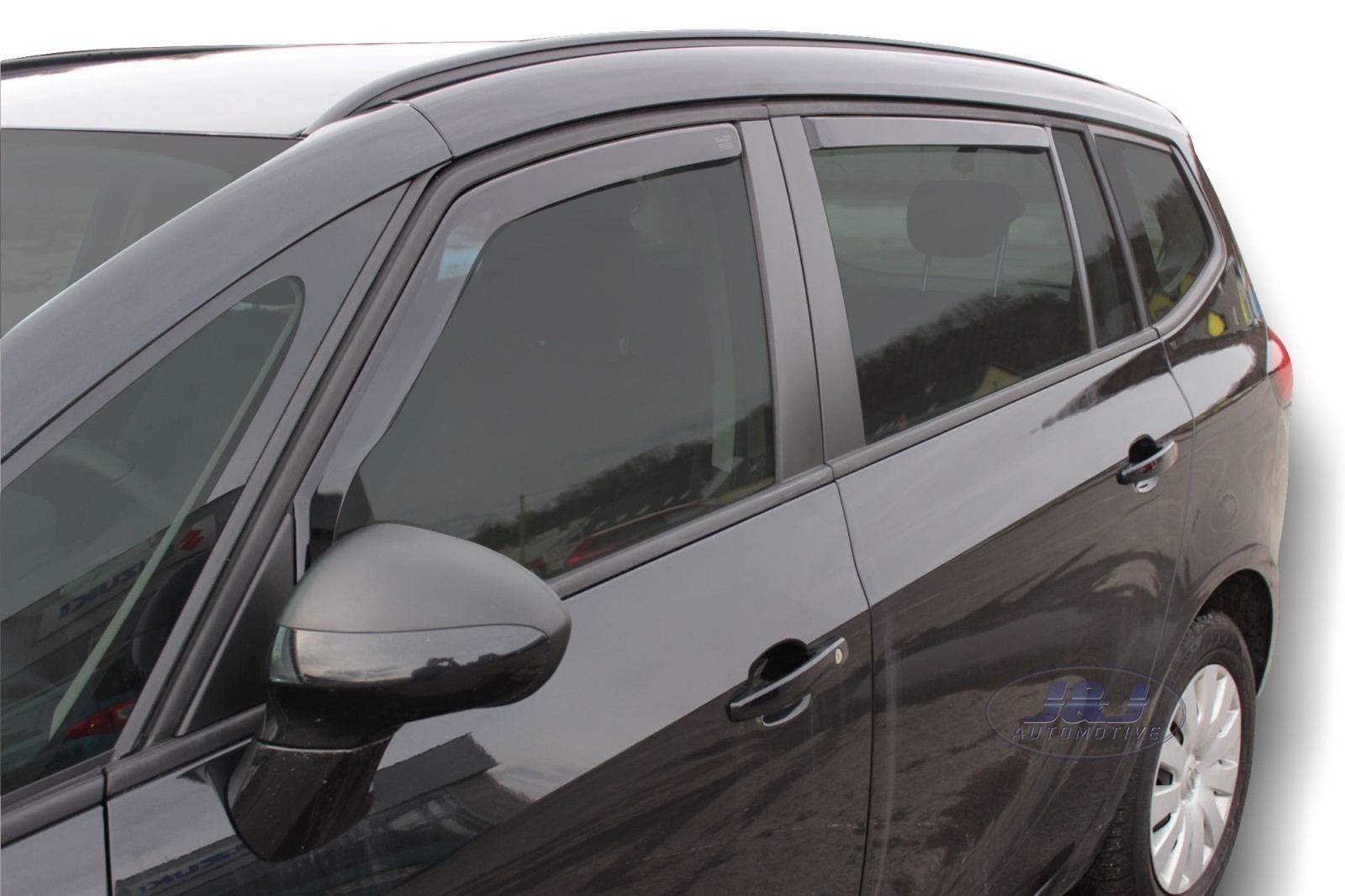 Déflecteurs d'air pour Opel Zafira C 2012-2019 par HEKO jeu de 4 pièces pour portes avant et arrière