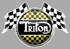 TRITON Racing Flags Sticker vinyle laminé