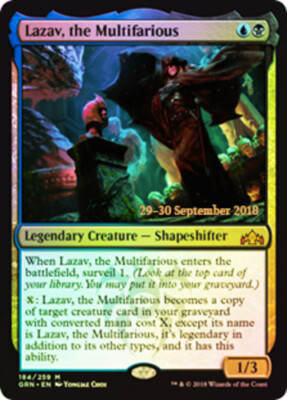 Lazav, the Multifarious - Foil - Prerelease Promo Magic mtg Light