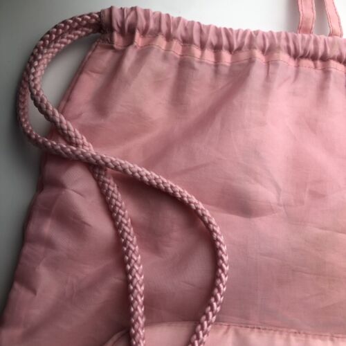 Y2k Jim Benson A Happy Bunny Rucksack mit Kordelzug pink 14 x 12 Zoll süß aber psycho - Bild 12 von 16