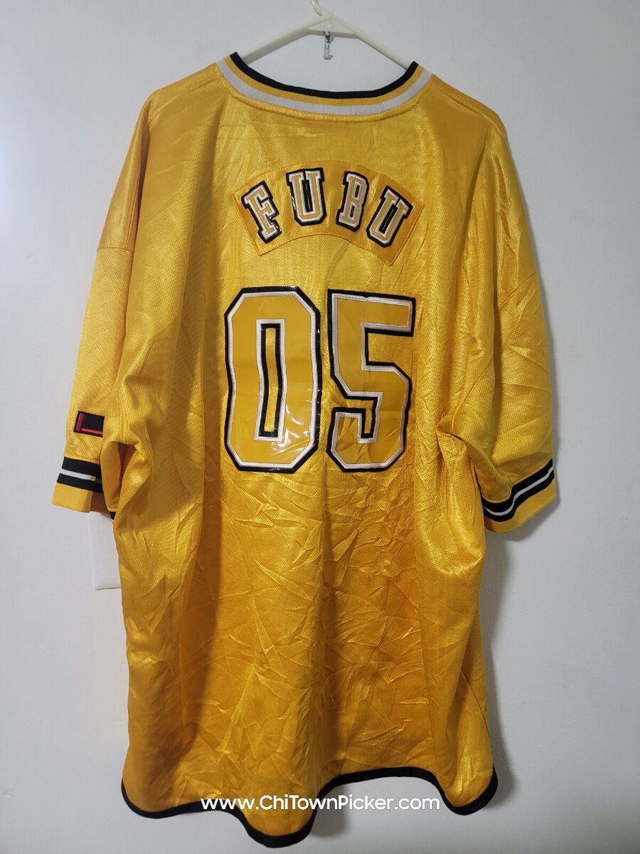 Vintage Fubu Rare YLW Queens Men 3XL Rap Hip Hop Jersey Vintage Fubu Rare YLW Queens Men 3XL Rap Hip Hop Jersey