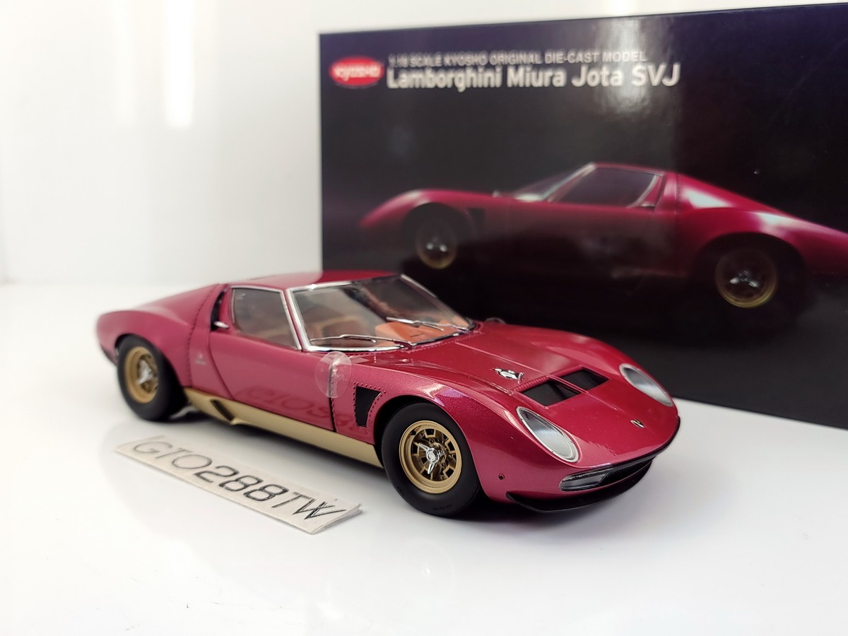かわいい新作 Kyosho 1:18 Chassis 1971 SVJ Jota Miura Lamborghini scale レベル
