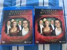 A Murdoch Mysteries Christmas (Blu-ray) Murdoch Mysteries Acorn Slipcover VG