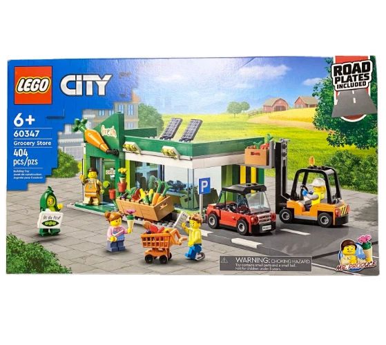 Lego City Grocery Store 60347 Building Kit 404 Pcs Set Playset