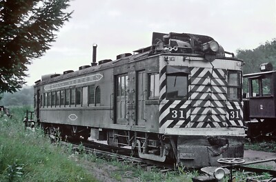 Montana Western Ry Doodlebug 31 6. August 1967 5 x 7 Foto
