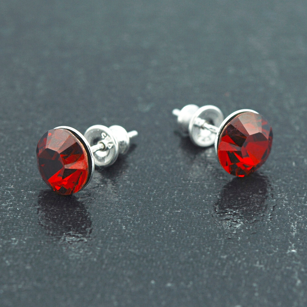 Boucles d'oreilles cristal argent massif pour sublimer vos tenues de bureau et de soirée