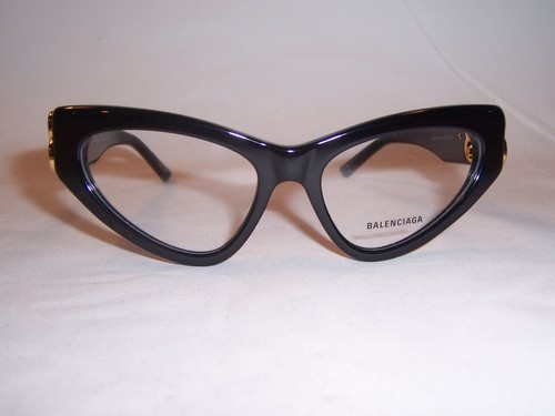 NUEVAS GAFAS BALENCIAGA BB 0313O 001 NEGRAS 54MM AUTÉNTICAS 0313 - Imagen 4 de 7
