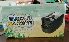 PROFESSIONAL Automatic Bubble Machine 2 Speed Battery Plug In