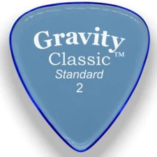 Gravity Classic Standard Polished Bevel Guitar Pick | 2.0mm