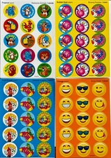 TREND Scratch n Sniff Scented Sticker TROPICAL BUBBLE GUM FRUIT PUNCH ORANGE lot