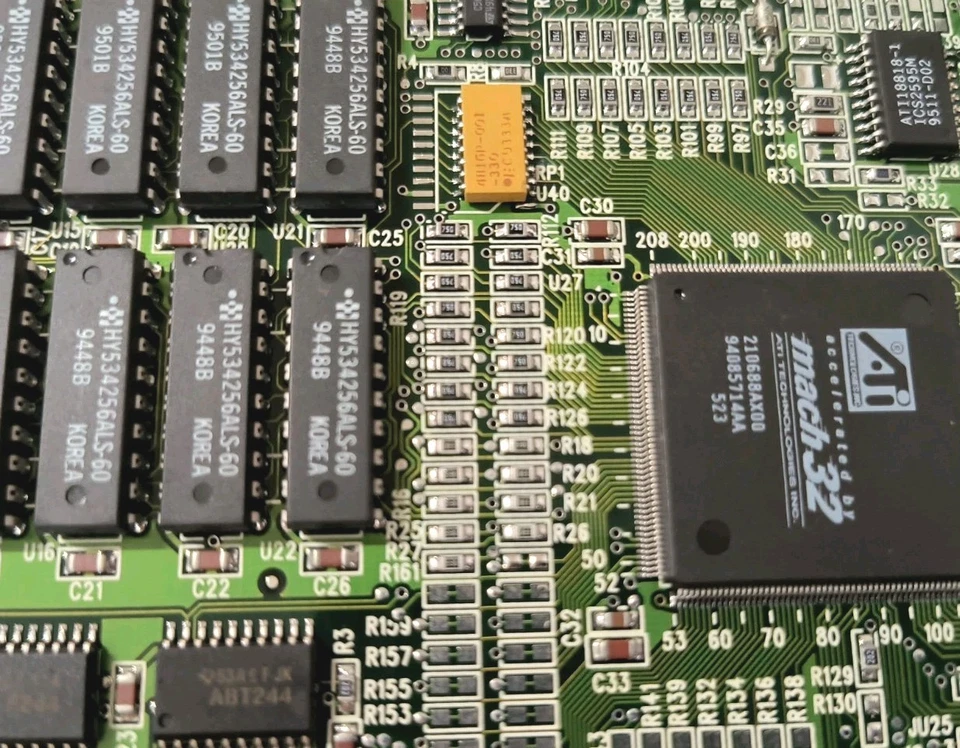RARE 1995 ATI MACH 32 GR WONDER VLB 512K EXP 1MB LOCAL BUS VGA CDD EXM229 MXB156 - Image 2 of 4