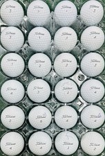 24 4A Titleist Pro V1 Mixed Near Mint Used Golf Balls AAAA 1831