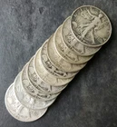 Lot of 10 50c Walking Liberty Silver Half Dollars