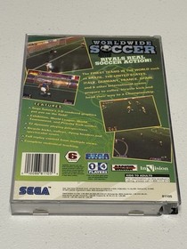 Worldwide Soccer (Sega Saturn, 1995) w/ Reg Card
